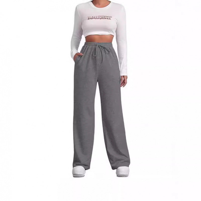 Kvinnors sweatpants med bekväm passform och elastisk midja Mirla-Eva Jonsson