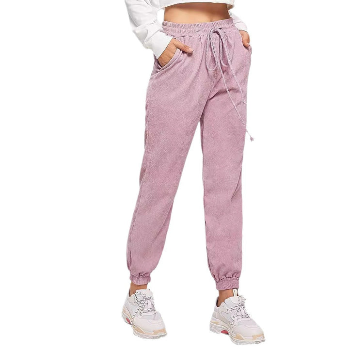 Kvinnors sweatpants med elastisk midja och praktiska sidofickor Mirla-Eva Jonsson