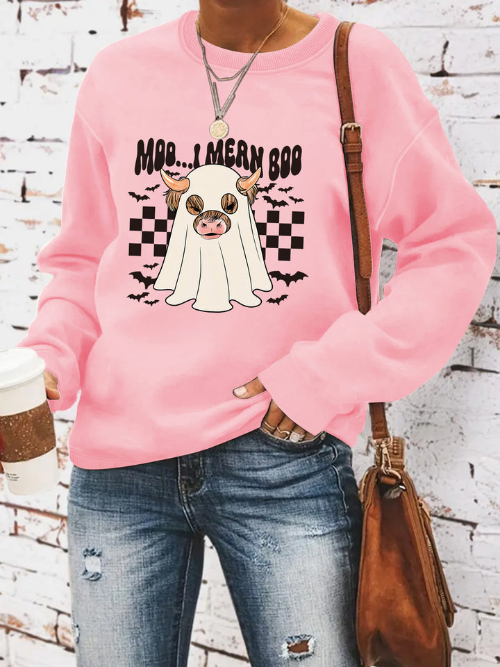 Kvinnors sweatshirt i glatt Halloween-design Mirla-Eva Jonsson