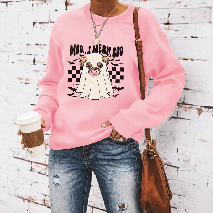Kvinnors sweatshirt i glatt Halloween-design Mirla-Eva Jonsson