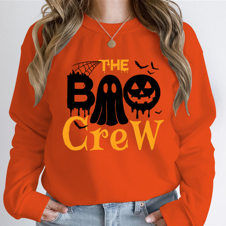 Kvinnors sweatshirt med Halloween-tema och kreativ grafisk tryck Mirla-Eva Jonsson