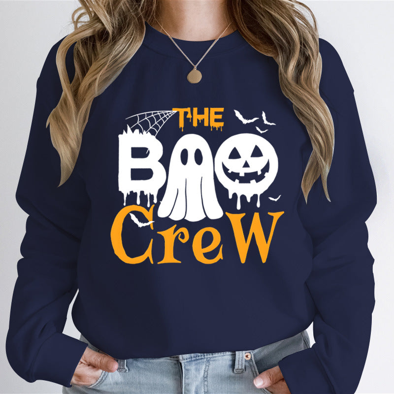 Kvinnors sweatshirt med Halloween-tema och kreativ grafisk tryck Mirla-Eva Jonsson