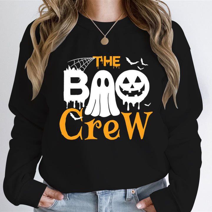 Kvinnors sweatshirt med Halloween-tema och kreativ grafisk tryck Mirla-Eva Jonsson