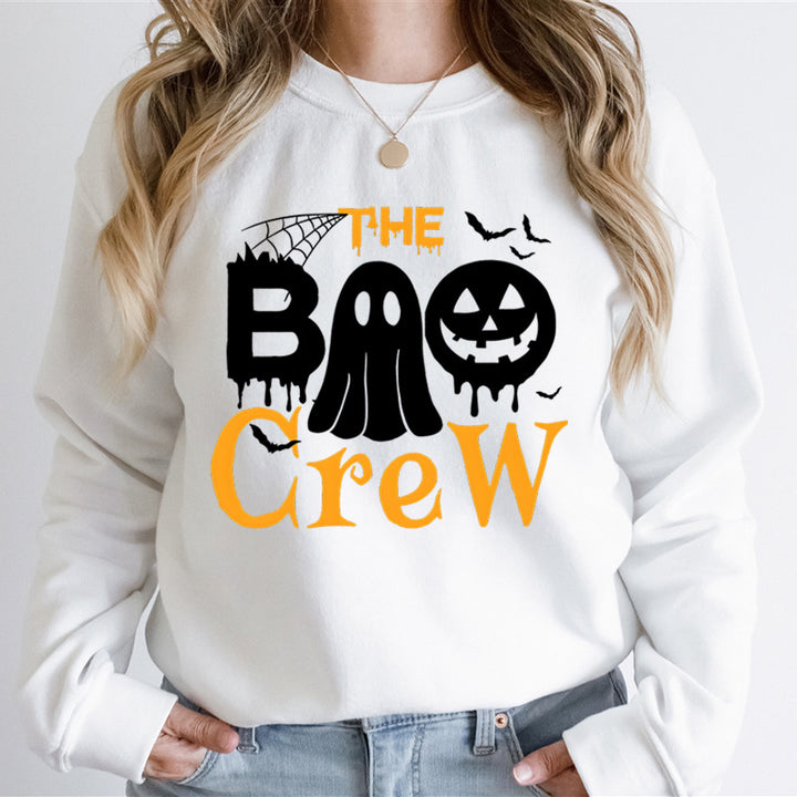 Kvinnors sweatshirt med Halloween-tema och kreativ grafisk tryck Mirla-Eva Jonsson