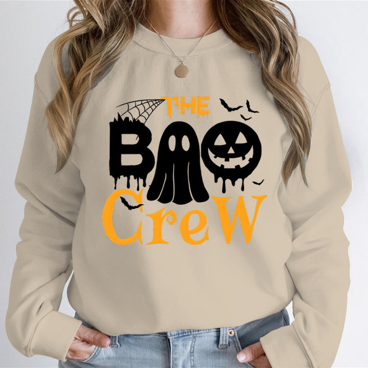 Kvinnors sweatshirt med Halloween-tema och kreativ grafisk tryck Mirla-Eva Jonsson