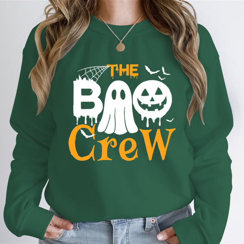 Kvinnors sweatshirt med Halloween-tema och kreativ grafisk tryck Mirla-Eva Jonsson