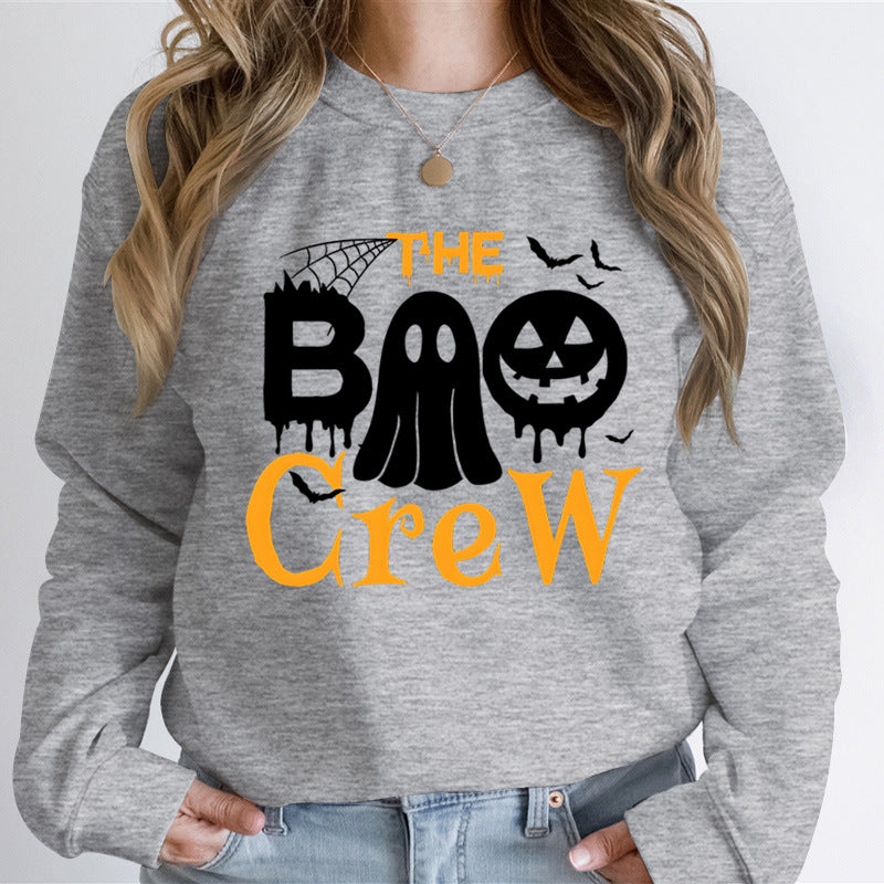 Kvinnors sweatshirt med Halloween-tema och kreativ grafisk tryck Mirla-Eva Jonsson