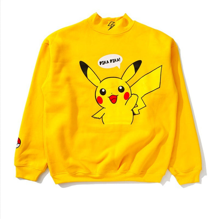 Kvinnors sweatshirt med Pikachu-motiv och hög krage Mirla-Eva Jonsson