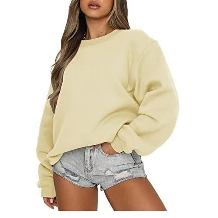 Kvinnors sweatshirt med avslappnad skärning och voluminösa ärmar Mirla-Eva Jonsson