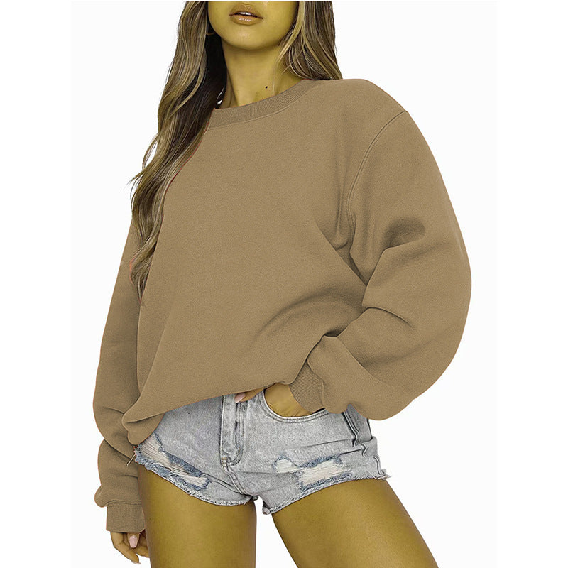 Kvinnors sweatshirt med avslappnad skärning och voluminösa ärmar Mirla-Eva Jonsson