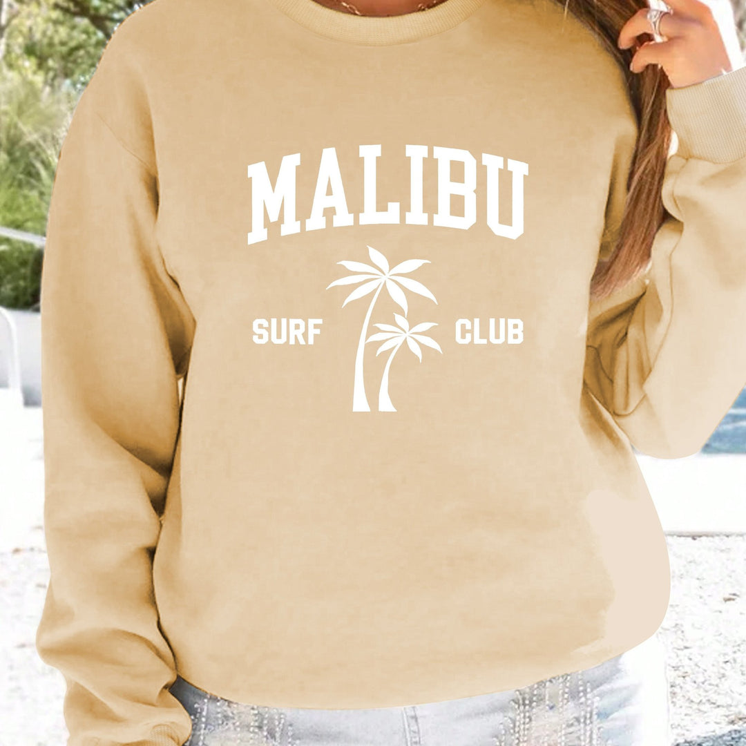 Kvinnors sweatshirt med avslappnad surfklubbstryck Mirla-Eva Jonsson