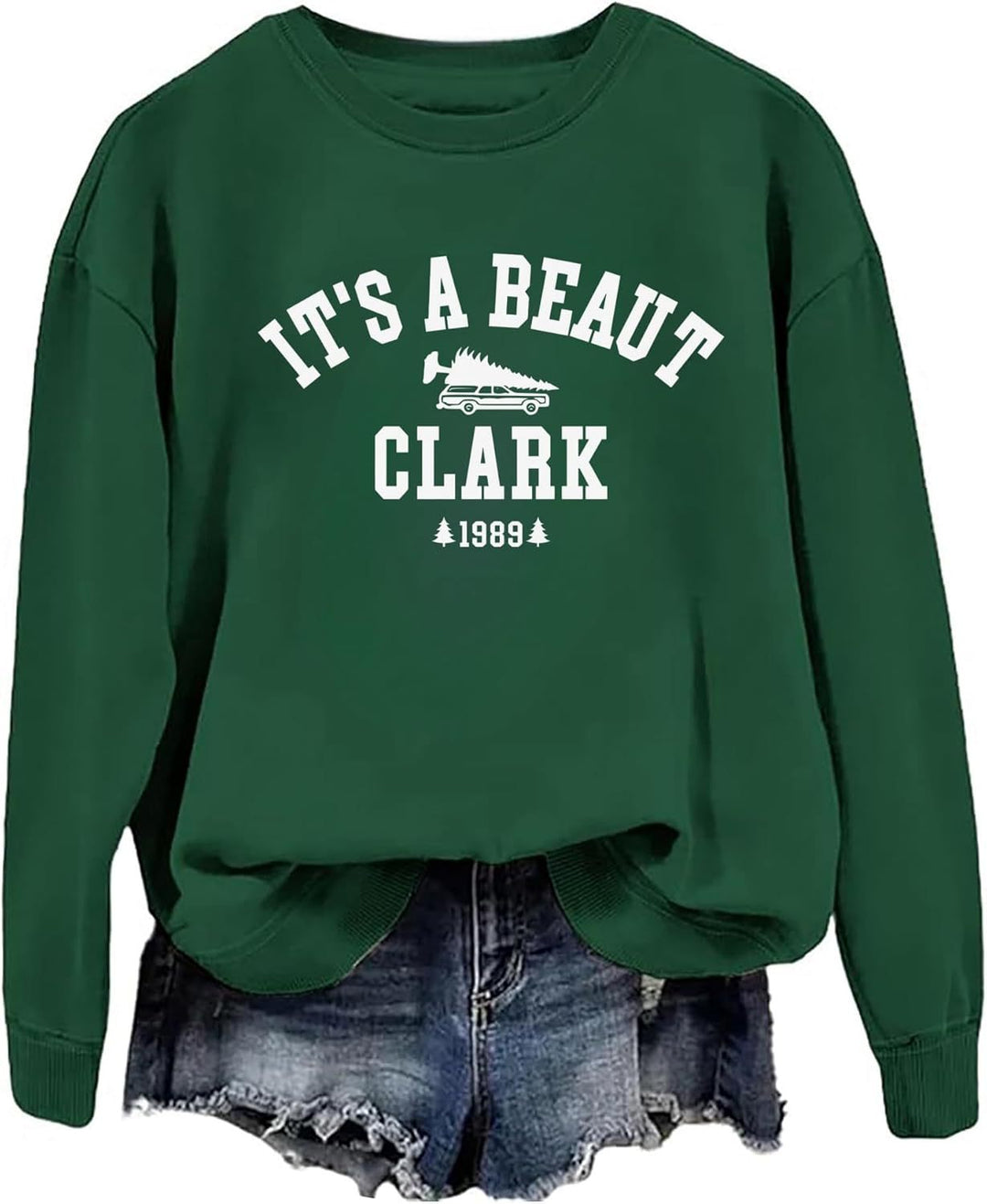 Kvinnors sweatshirt med avslappnat tryck och bekväm passform Mirla-Eva Jonsson