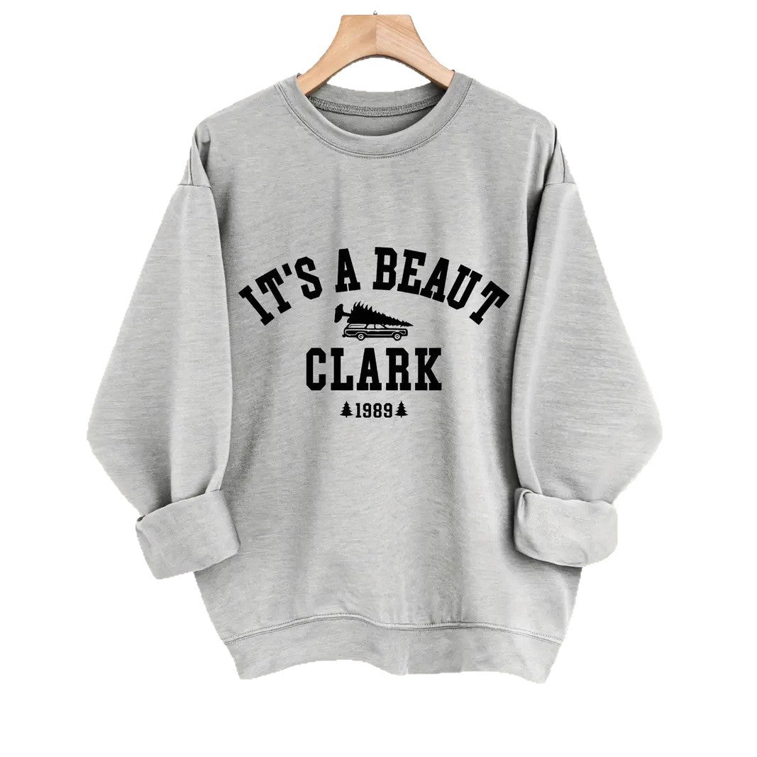 Kvinnors sweatshirt med avslappnat tryck och bekväm passform Mirla-Eva Jonsson