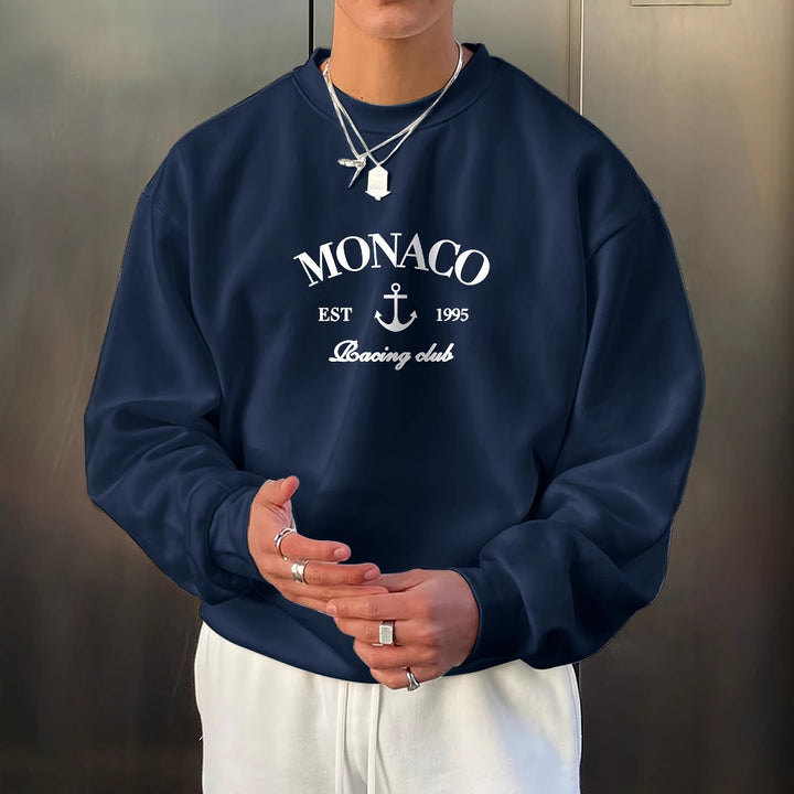 Kvinnors sweatshirt med generös passform och unik tryck Mirla-Eva Jonsson