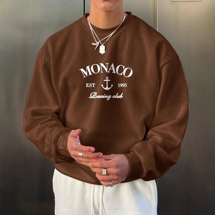 Kvinnors sweatshirt med generös passform och unik tryck Mirla-Eva Jonsson