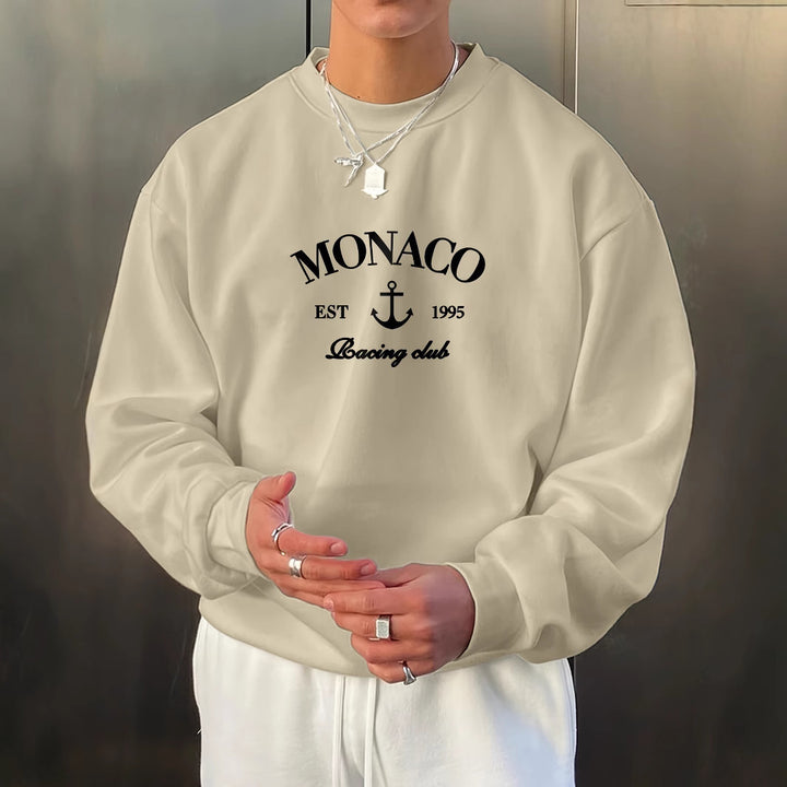 Kvinnors sweatshirt med generös passform och unik tryck Mirla-Eva Jonsson