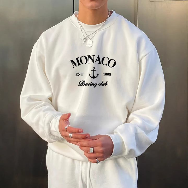 Kvinnors sweatshirt med generös passform och unik tryck Mirla-Eva Jonsson