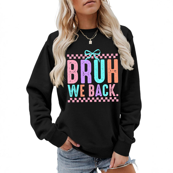Kvinnors sweatshirt med glad tryck och bekväm passform Mirla-Eva Jonsson