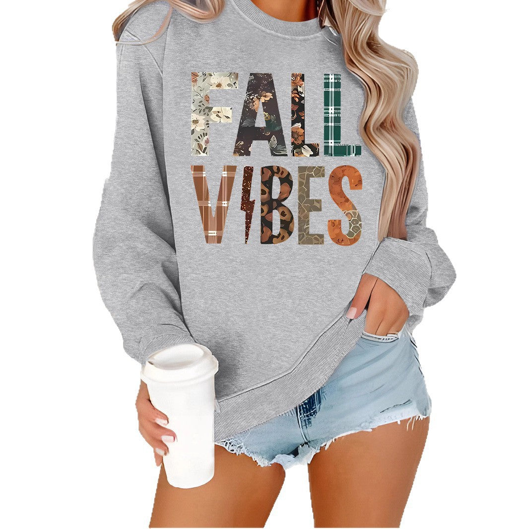 Kvinnors sweatshirt med grafiskt tryck och bekväm passform Mirla-Eva Jonsson