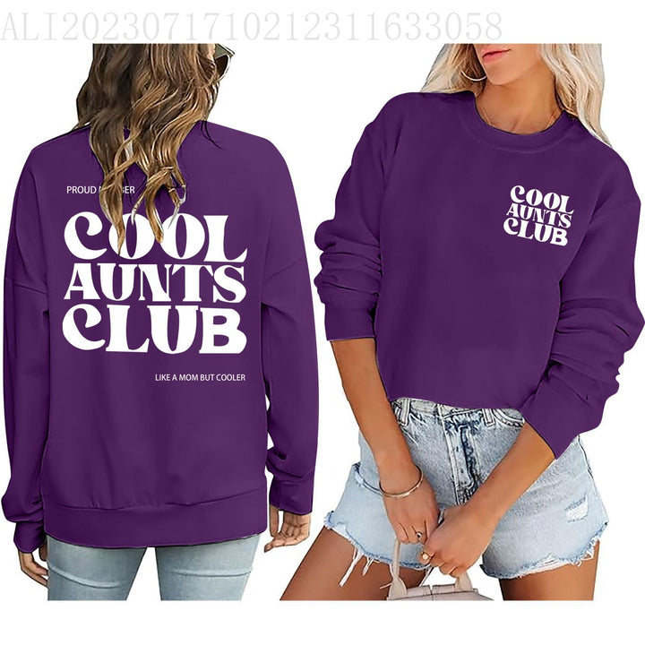 Kvinnors sweatshirt med häftig klubbmotiv Mirla-Eva Jonsson