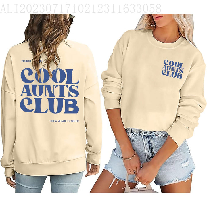 Kvinnors sweatshirt med häftig klubbmotiv Mirla-Eva Jonsson