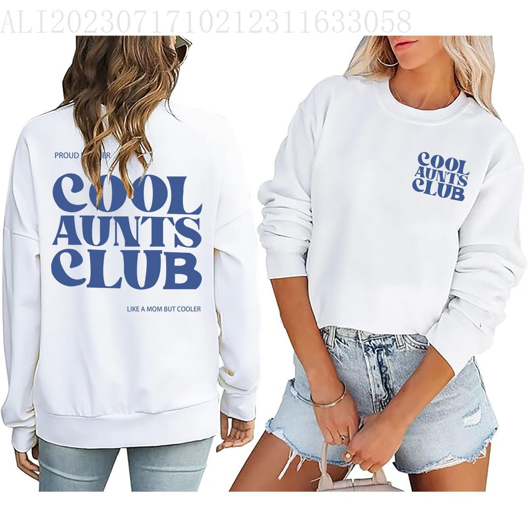 Kvinnors sweatshirt med häftig klubbmotiv Mirla-Eva Jonsson