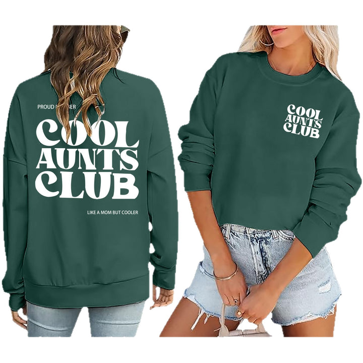 Kvinnors sweatshirt med häftig klubbmotiv Mirla-Eva Jonsson