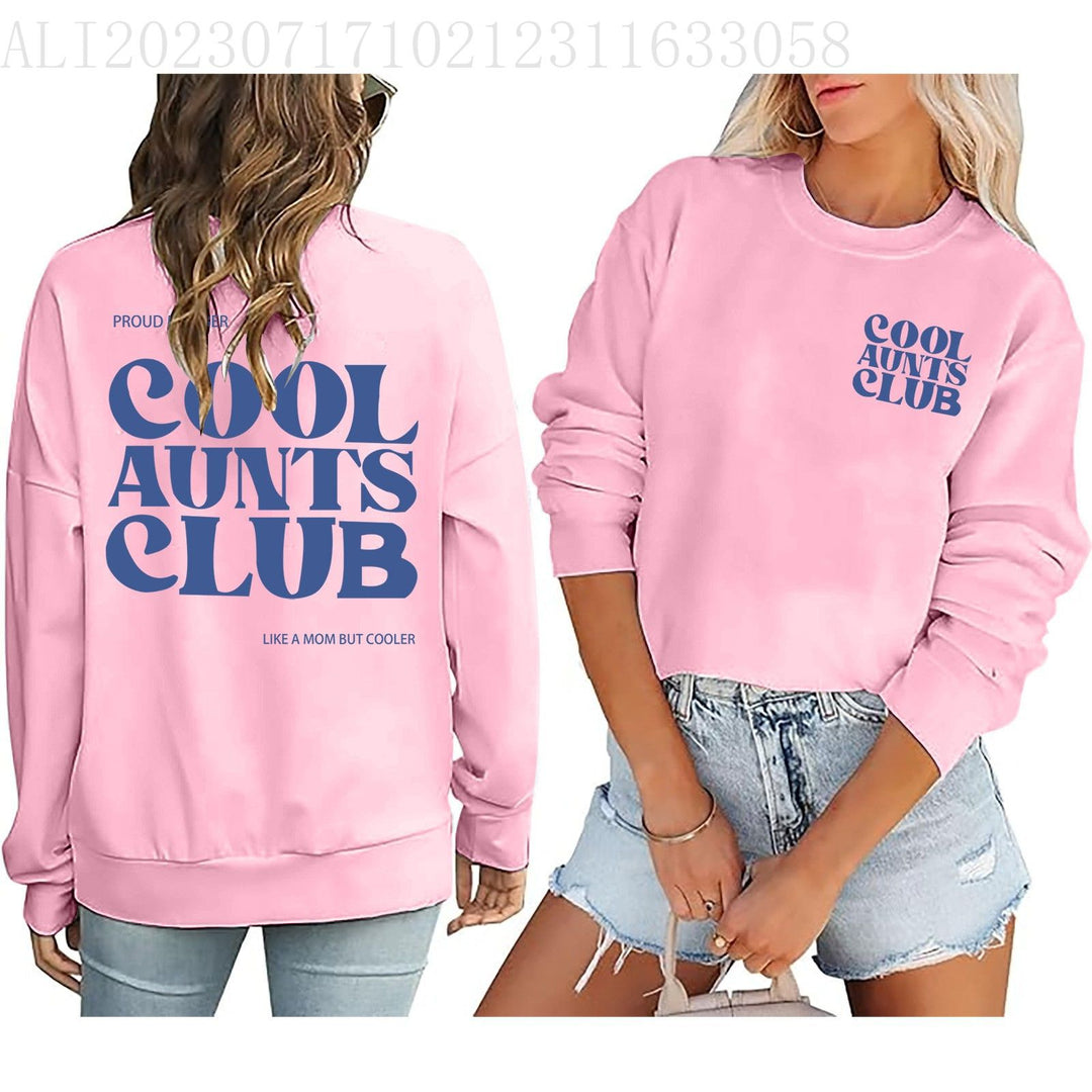 Kvinnors sweatshirt med häftig klubbmotiv Mirla-Eva Jonsson