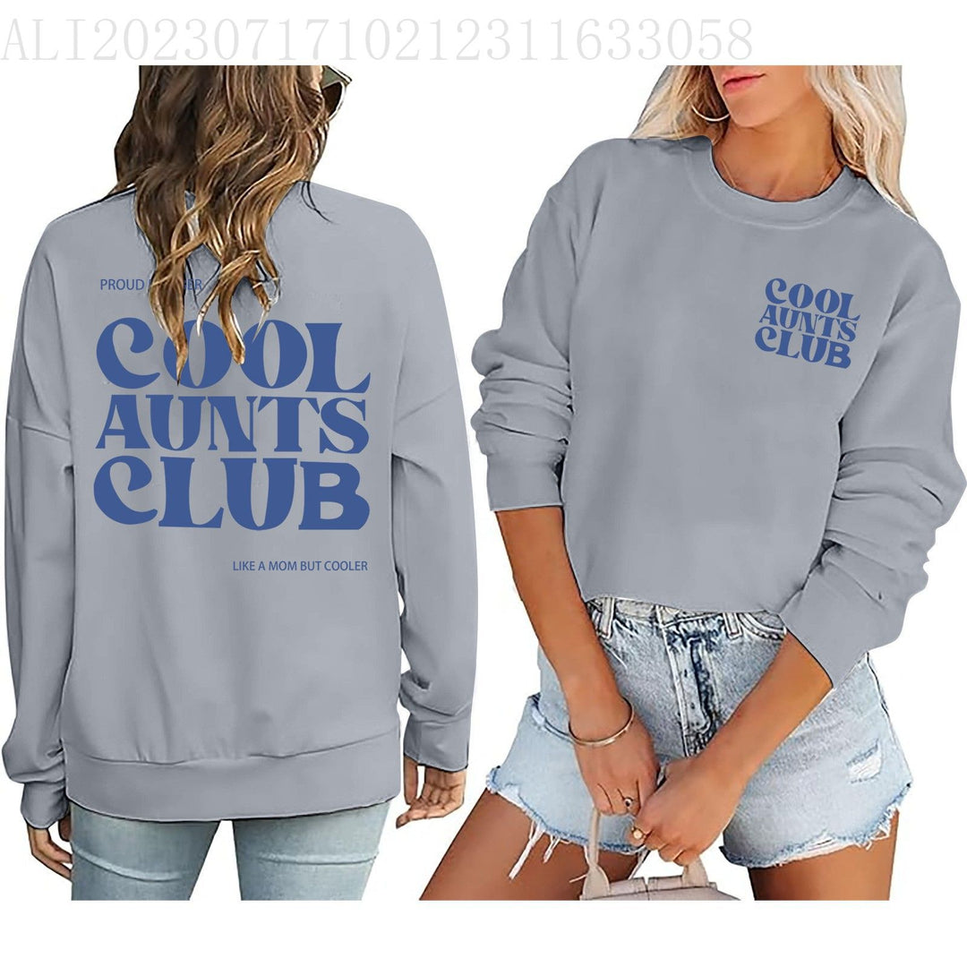 Kvinnors sweatshirt med häftig klubbmotiv Mirla-Eva Jonsson