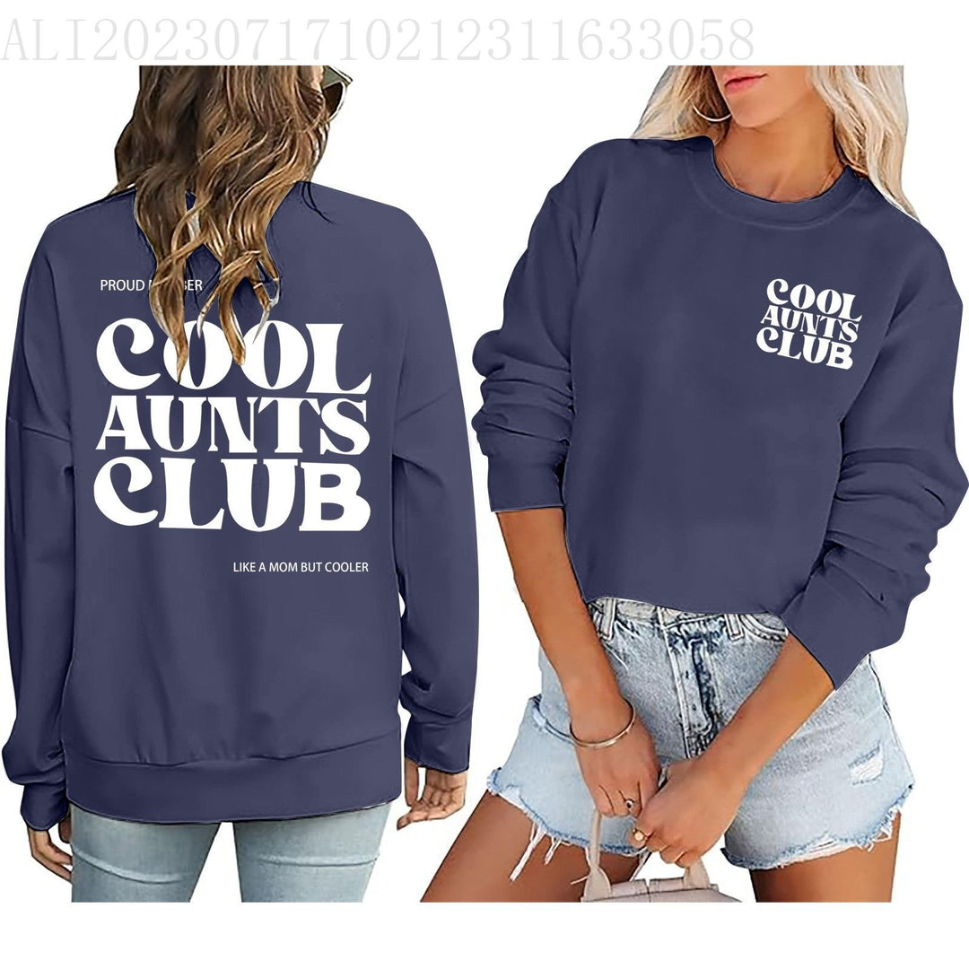 Kvinnors sweatshirt med häftig klubbmotiv Mirla-Eva Jonsson