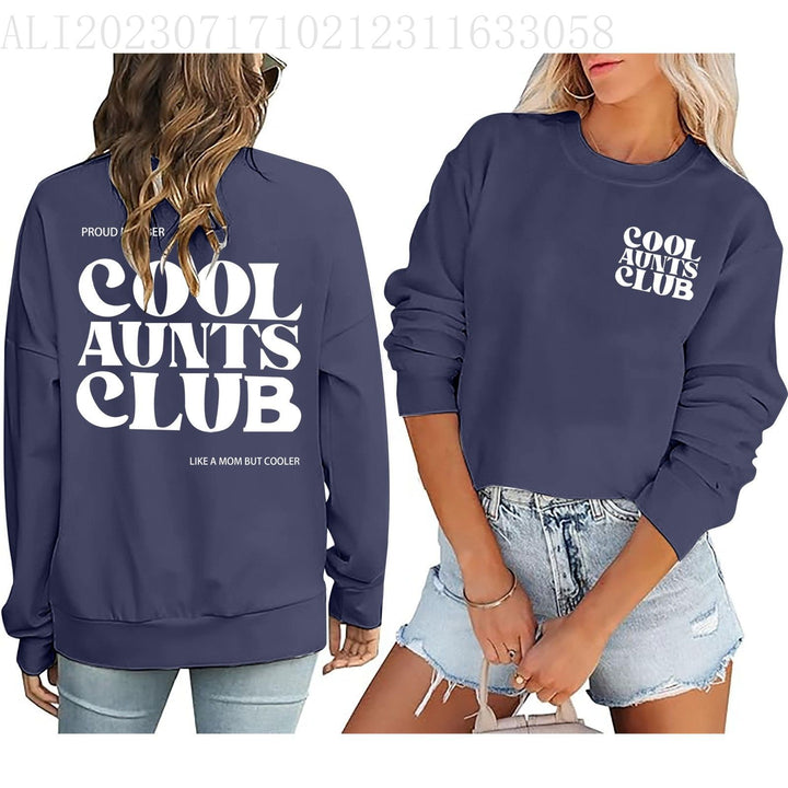 Kvinnors sweatshirt med häftig klubbmotiv Mirla-Eva Jonsson