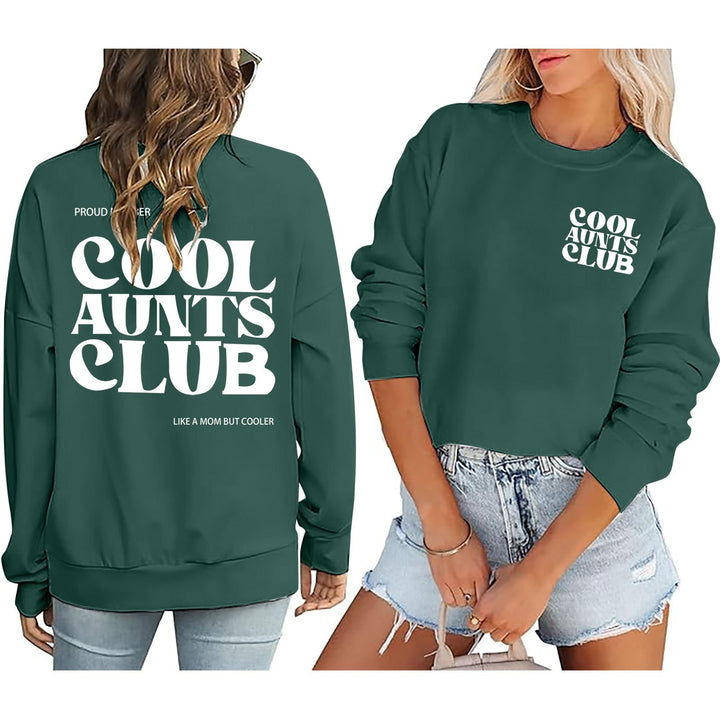 Kvinnors sweatshirt med häftig klubbmotiv Mirla-Eva Jonsson