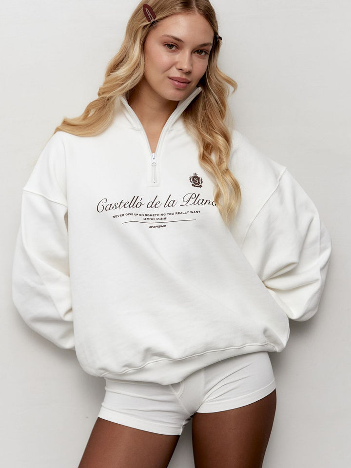 Kvinnors sweatshirt med hög krage Mirla-Eva Jonsson