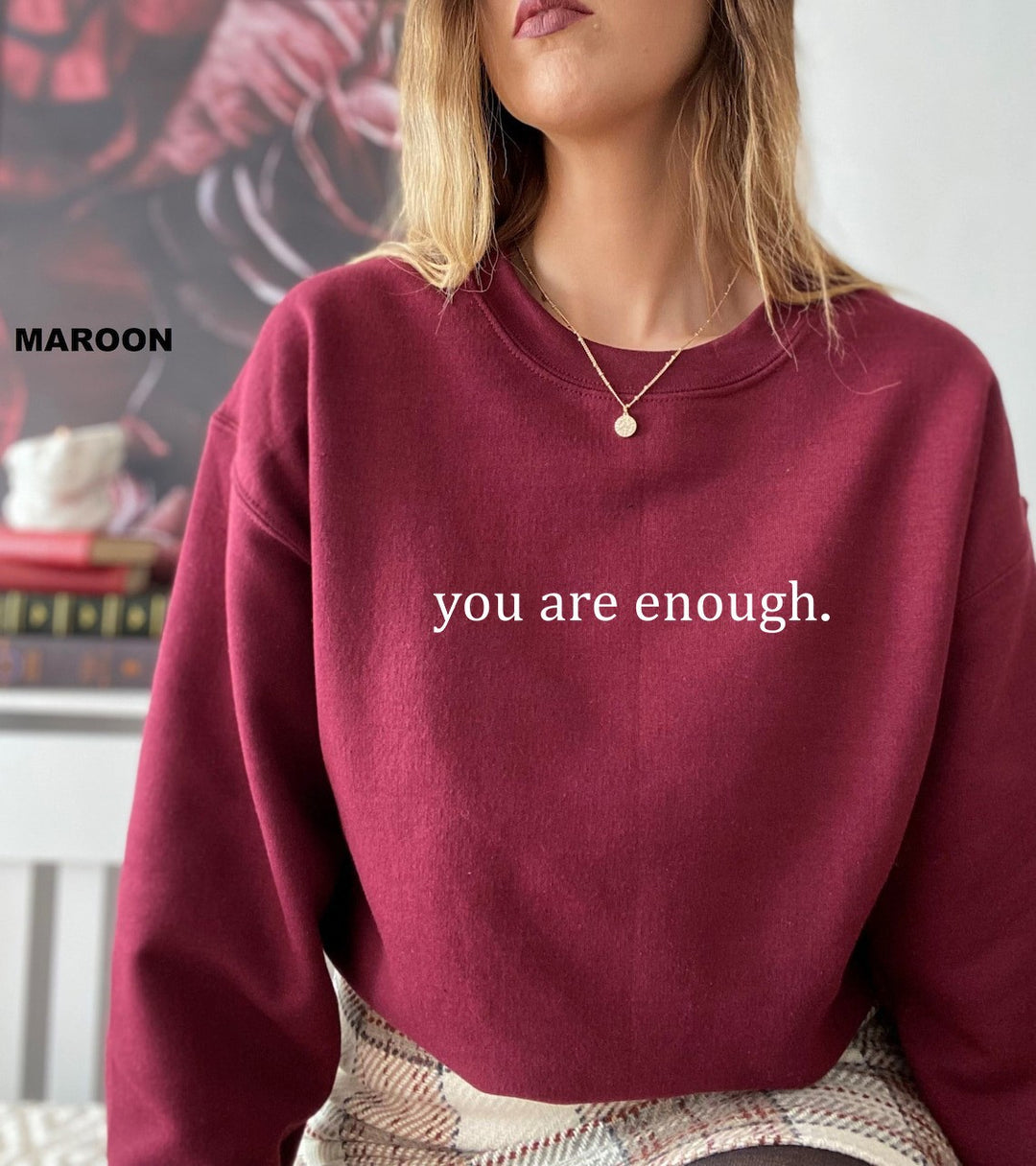 Kvinnors sweatshirt med inspirerande design och bekväm passform Mirla-Eva Jonsson