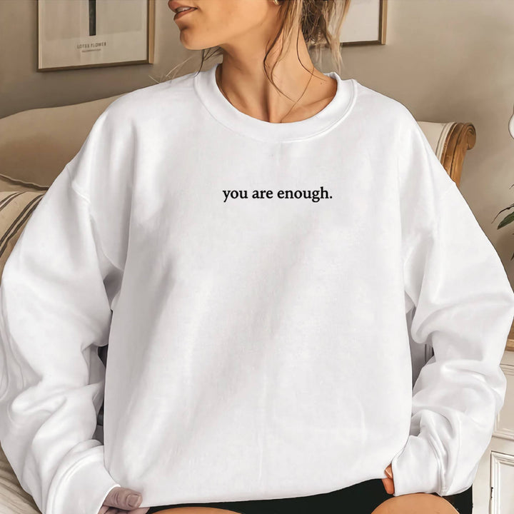 Kvinnors sweatshirt med inspirerande design och bekväm passform Mirla-Eva Jonsson