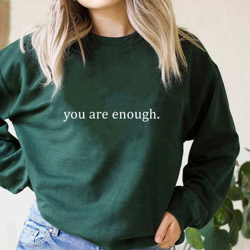 Kvinnors sweatshirt med inspirerande design och bekväm passform Mirla-Eva Jonsson