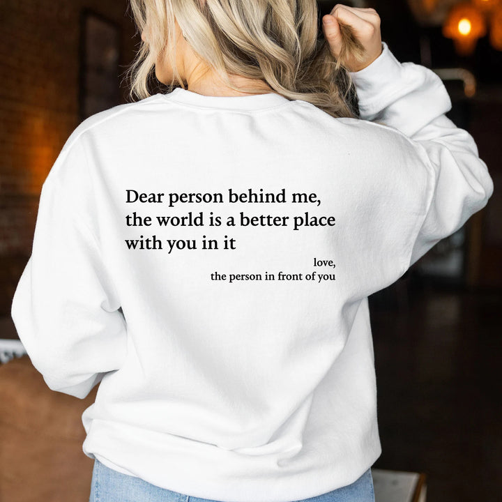 Kvinnors sweatshirt med inspirerande design och bekväm passform Mirla-Eva Jonsson