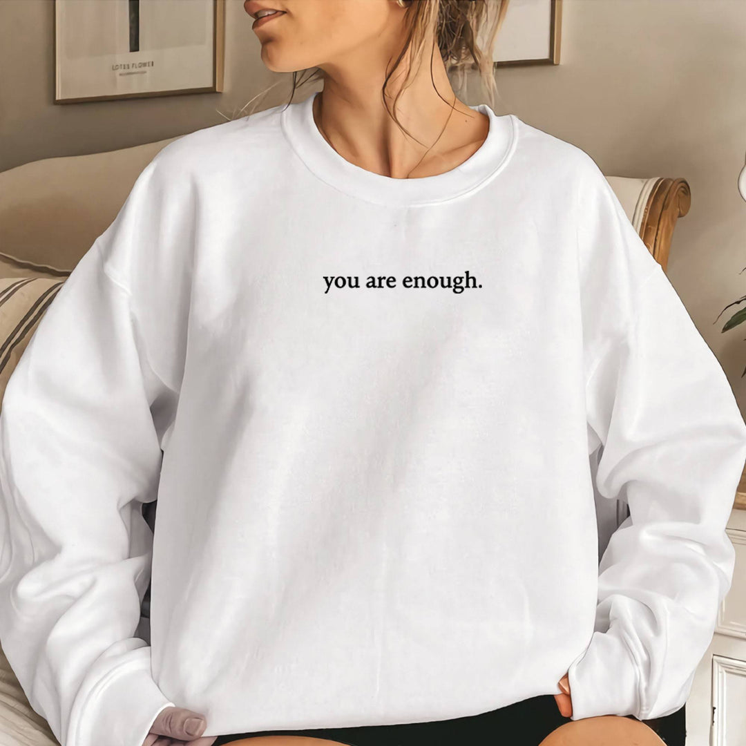 Kvinnors sweatshirt med inspirerande design och bekväm passform Mirla-Eva Jonsson