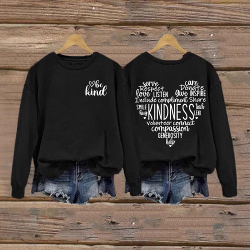 Kvinnors sweatshirt med inspirerande kall design och generös passform Mirla-Eva Jonsson