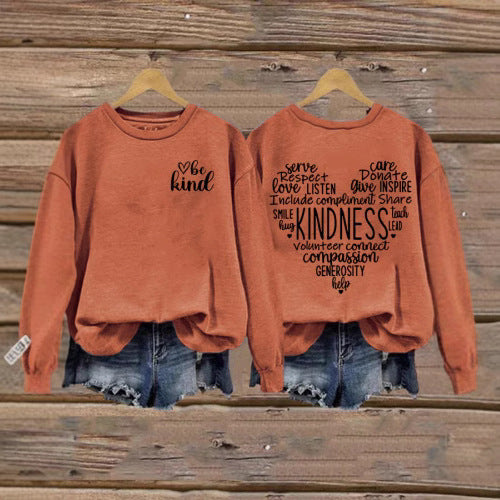Kvinnors sweatshirt med inspirerande kall design och generös passform Mirla-Eva Jonsson
