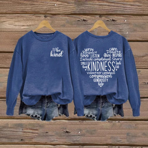 Kvinnors sweatshirt med inspirerande kall design och generös passform Mirla-Eva Jonsson