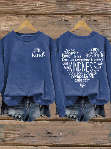 Kvinnors sweatshirt med inspirerande kall design och generös passform Mirla-Eva Jonsson