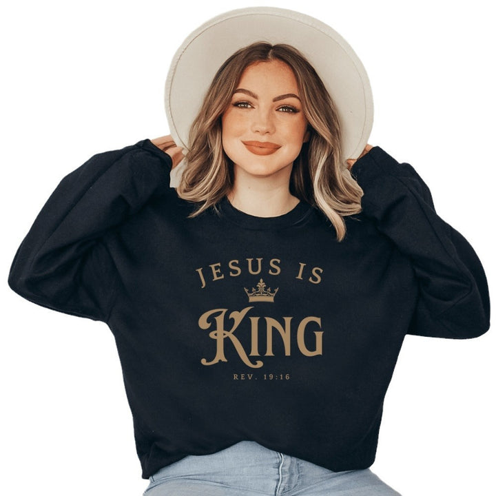 Kvinnors sweatshirt med inspirerande text och lös passform Mirla-Eva Jonsson