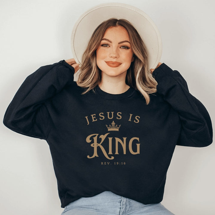 Kvinnors sweatshirt med inspirerande text och lös passform Mirla-Eva Jonsson