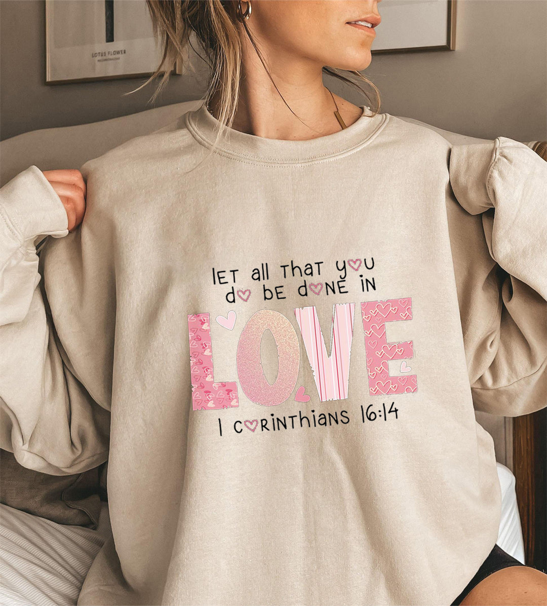 Kvinnors sweatshirt med inspirerande tryck och bekväm passform Mirla-Eva Jonsson