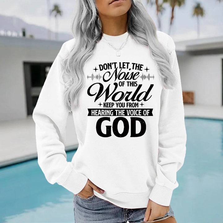 Kvinnors sweatshirt med inspirerande tryck och bekväm passform Mirla-Eva Jonsson