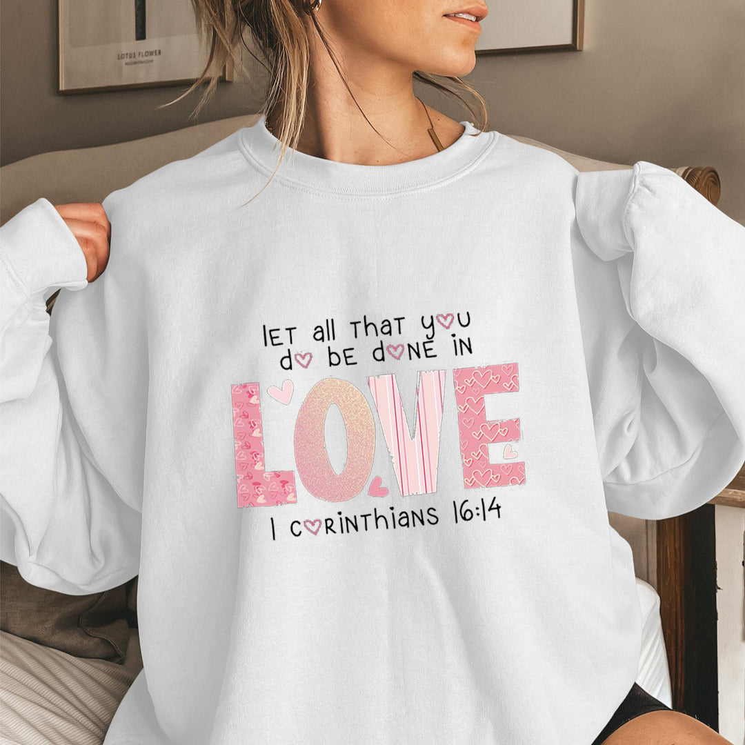 Kvinnors sweatshirt med inspirerande tryck och bekväm passform Mirla-Eva Jonsson