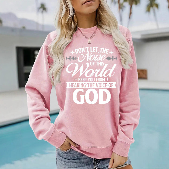 Kvinnors sweatshirt med inspirerande tryck och bekväm passform Mirla-Eva Jonsson
