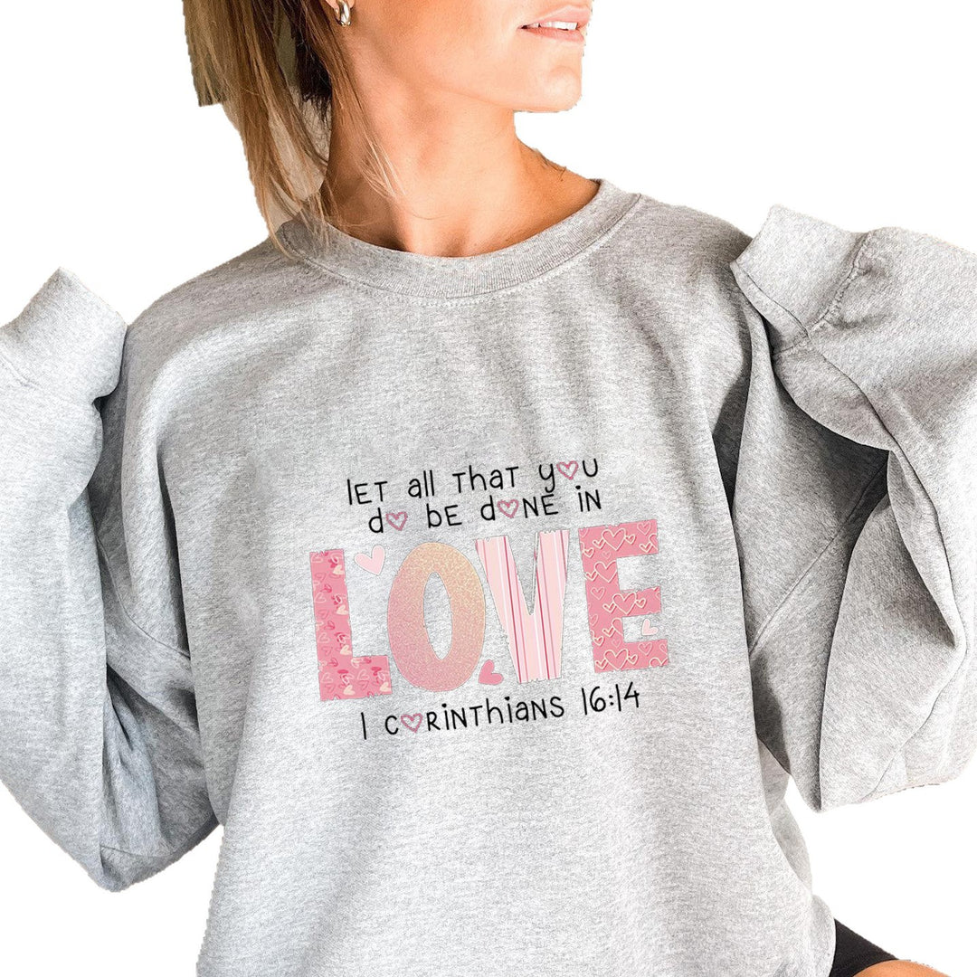 Kvinnors sweatshirt med inspirerande tryck och bekväm passform Mirla-Eva Jonsson