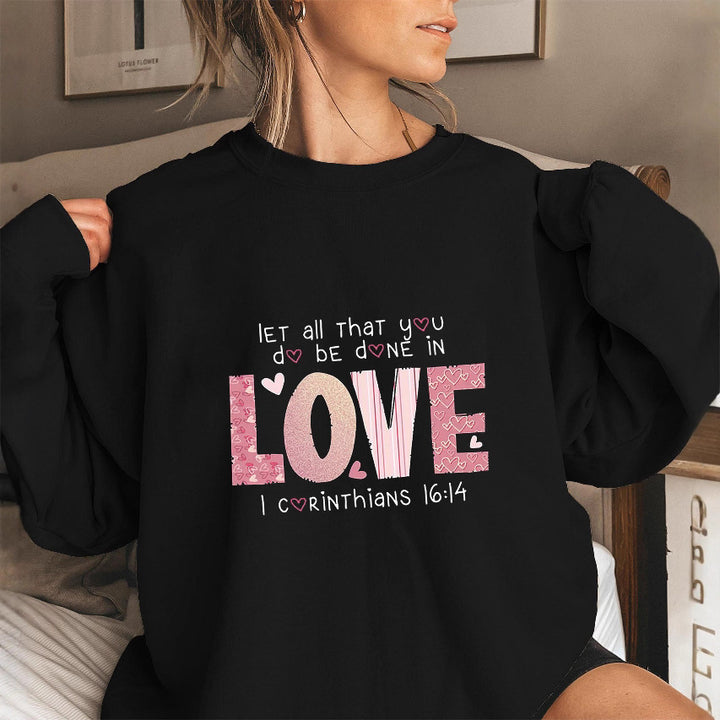 Kvinnors sweatshirt med inspirerande tryck och bekväm passform Mirla-Eva Jonsson